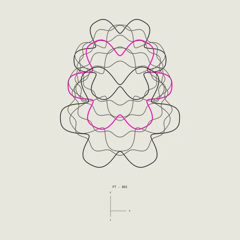 Layered contours form a rippling circular field.
